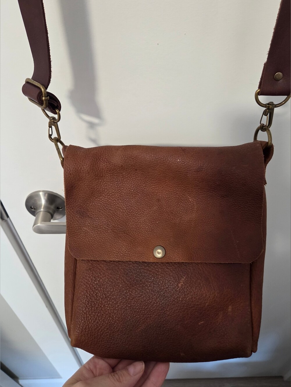 Janie-Nicole Leather Festival Bag